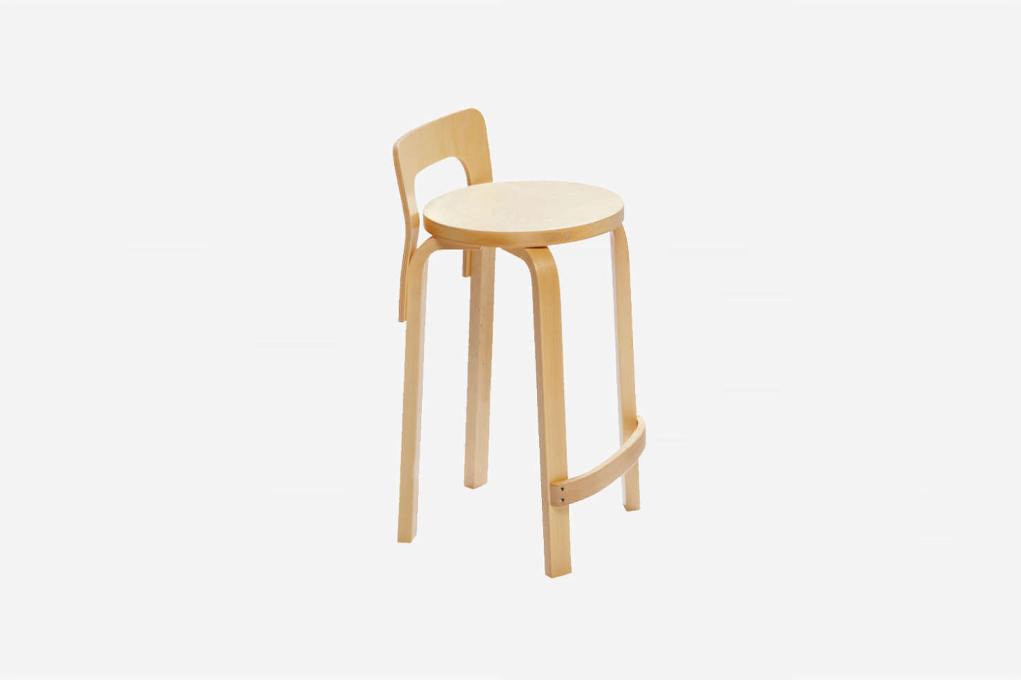 The Artek Aalto High Chair K65 in Birch is $44data-src=