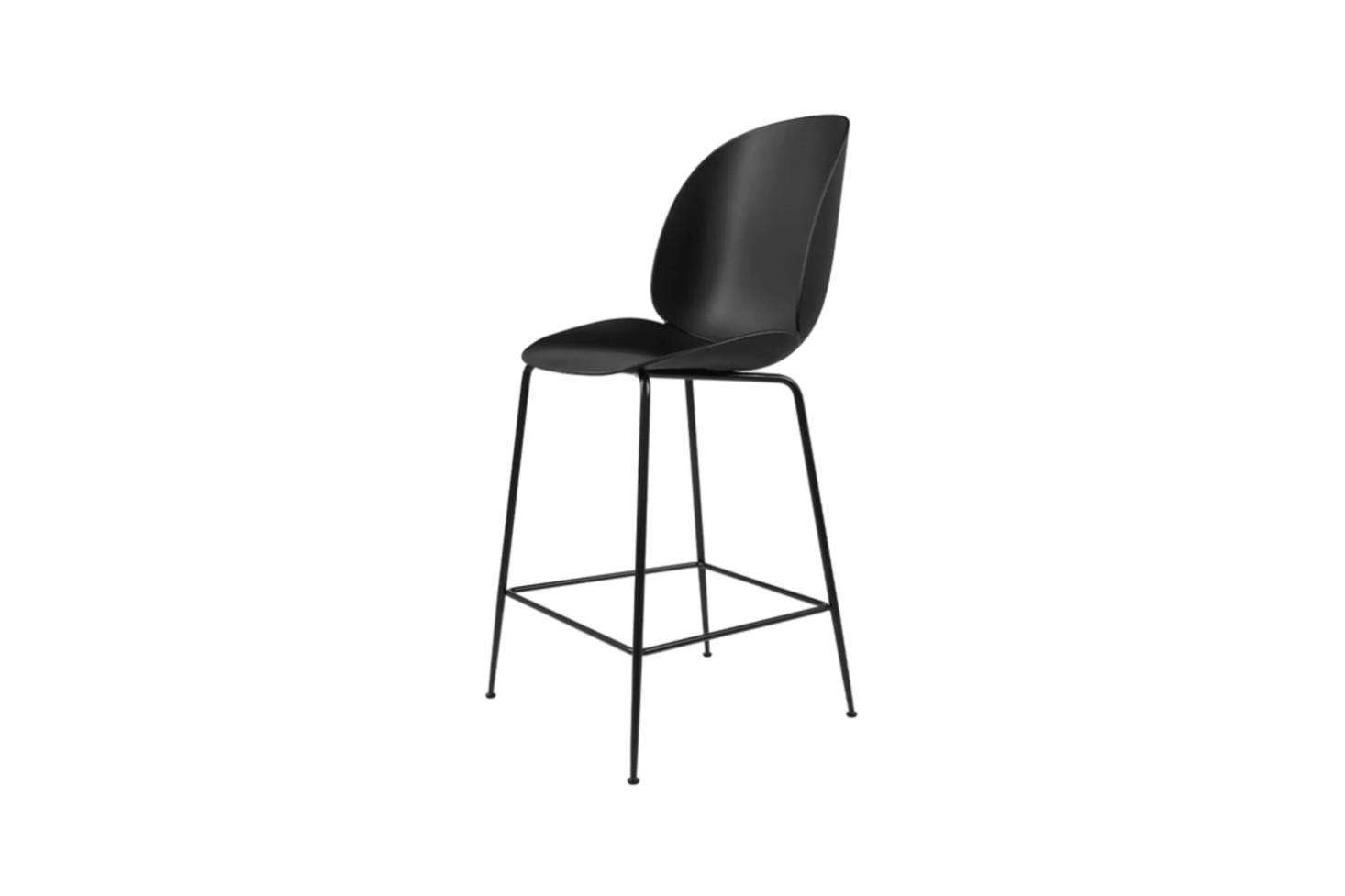 The Gubi Beetle Counter Stool is available in a range of colors for both the base and shell; $545 at Lekker Home.