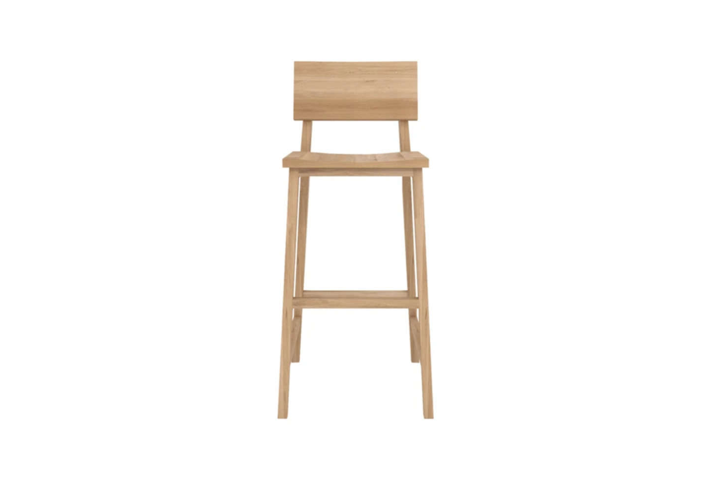 From Ethnicraft, the N4 Counter Stool in solid oak is $359 at Lekker Home.