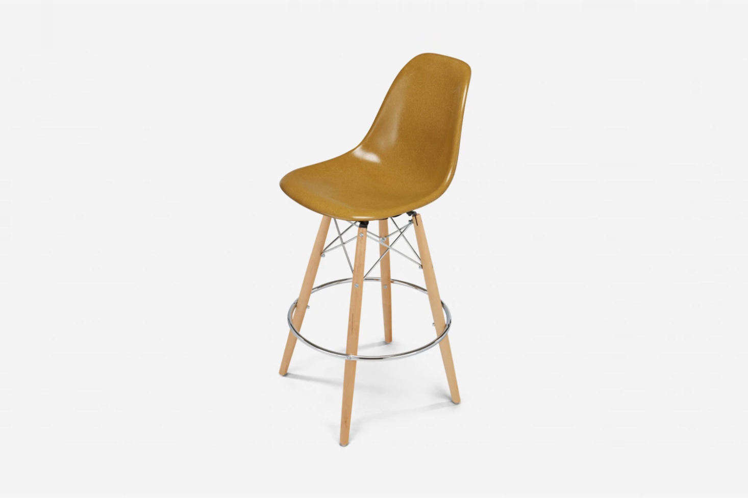 The Case Study Furniture Shell Dowel Counter Stool is $5 at Modernica.