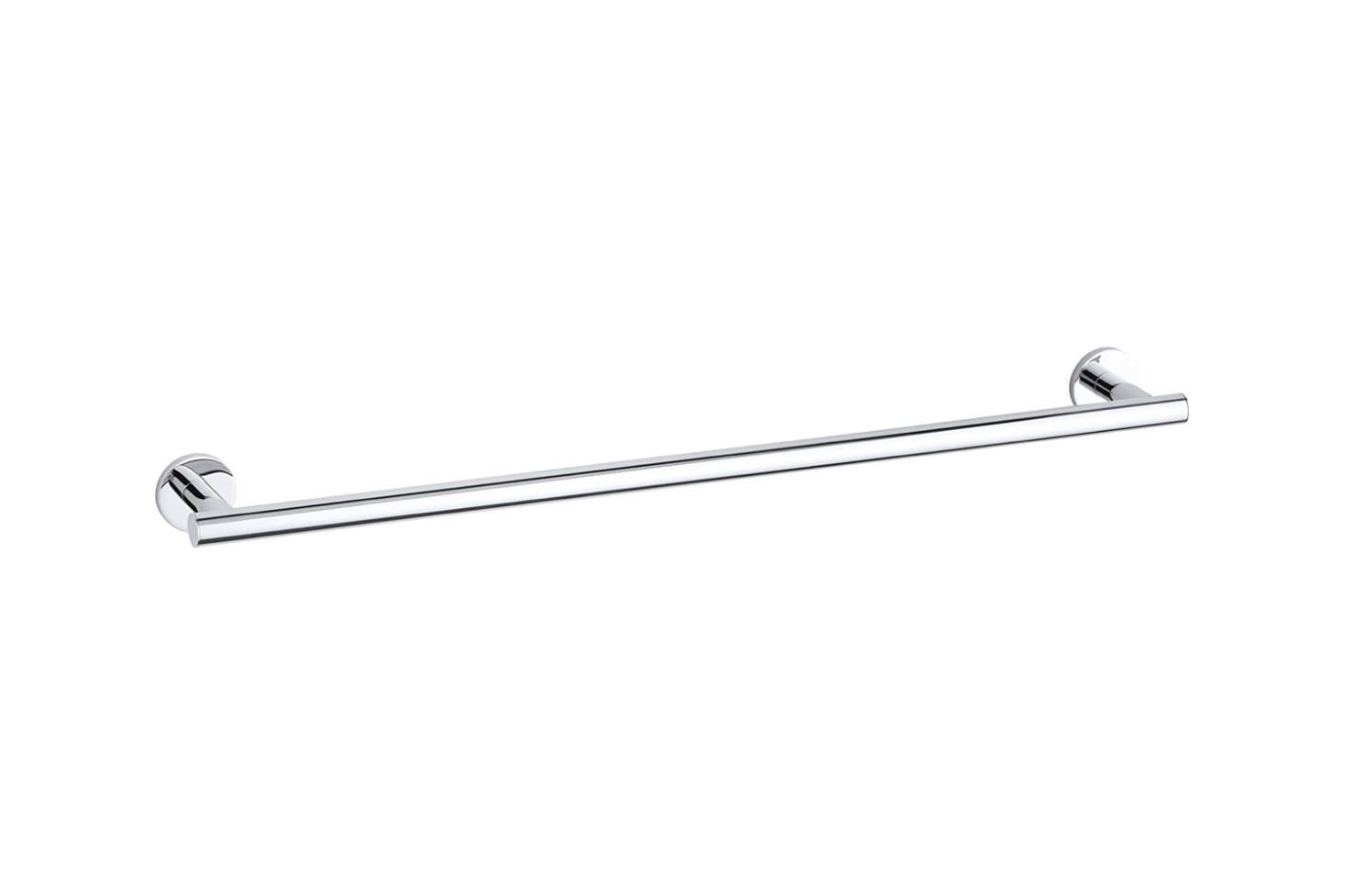 The Kohler Stillness Bathroom Towel Bar in Polished Chrome is $84.99 at Amazon.