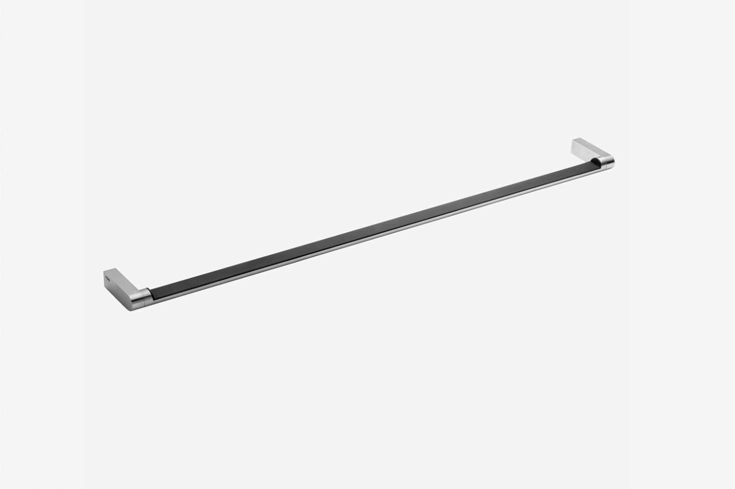 The Vipp 8 Towel Bar is designed with a functional grove and non-slip surface to keep towels in place. Available through Vipp; contact for price and ordering information.