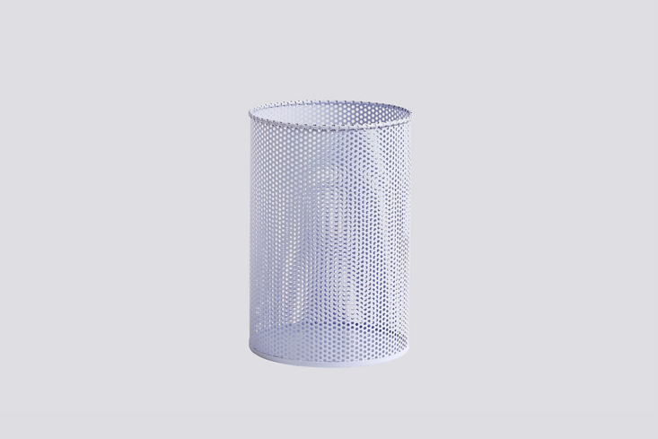 the hay perforated bin, shown in lavender, is \$35 at hay. 22