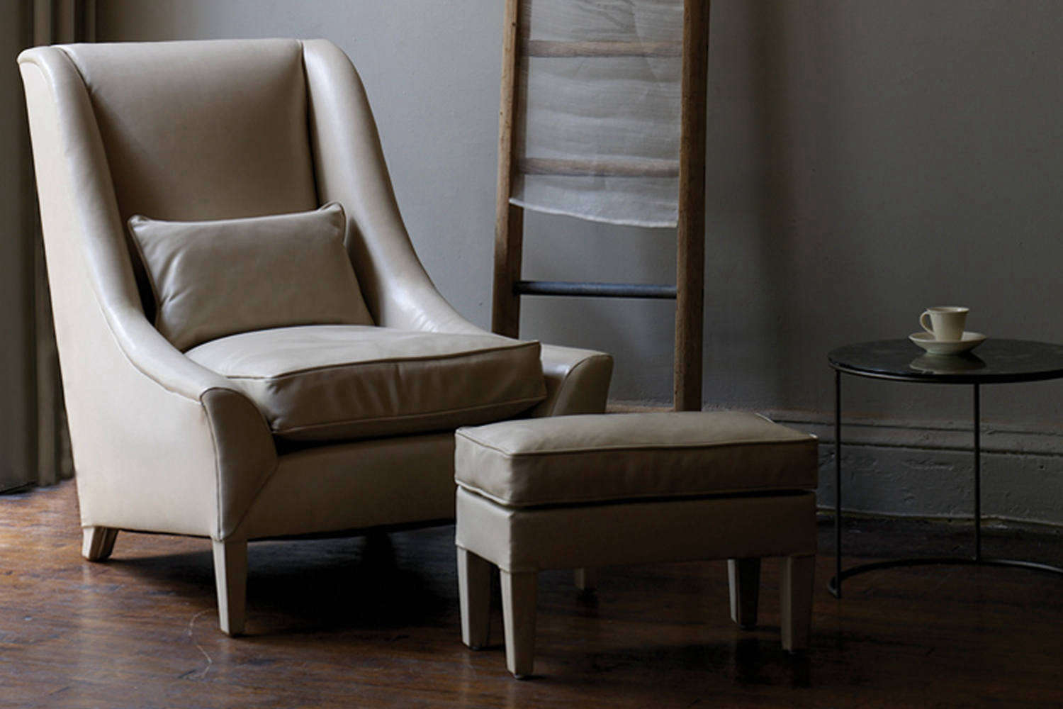 the ochre snooze chair is made with a traditionally upholstered beech frame, do 24