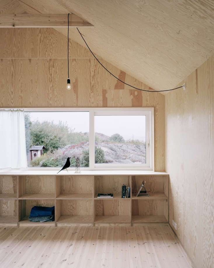 more open shelving, and a perch for an eames house bird. 21