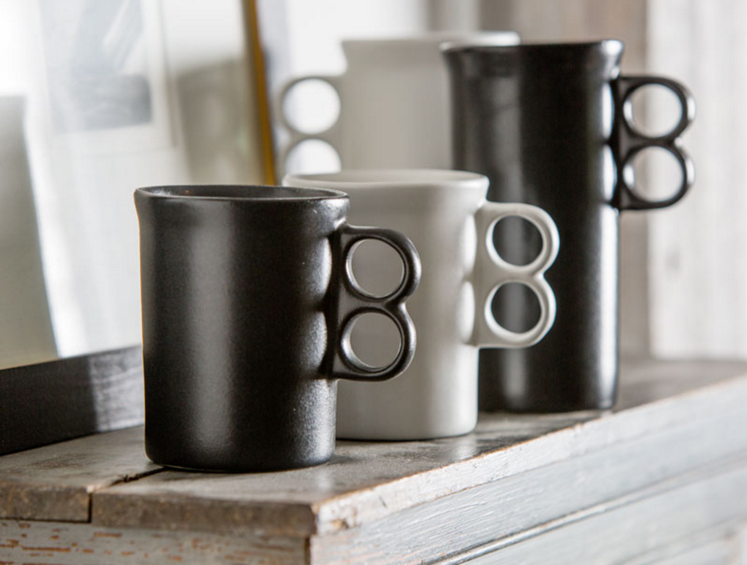 bennington pottery white black trigger mugs remodelista 18