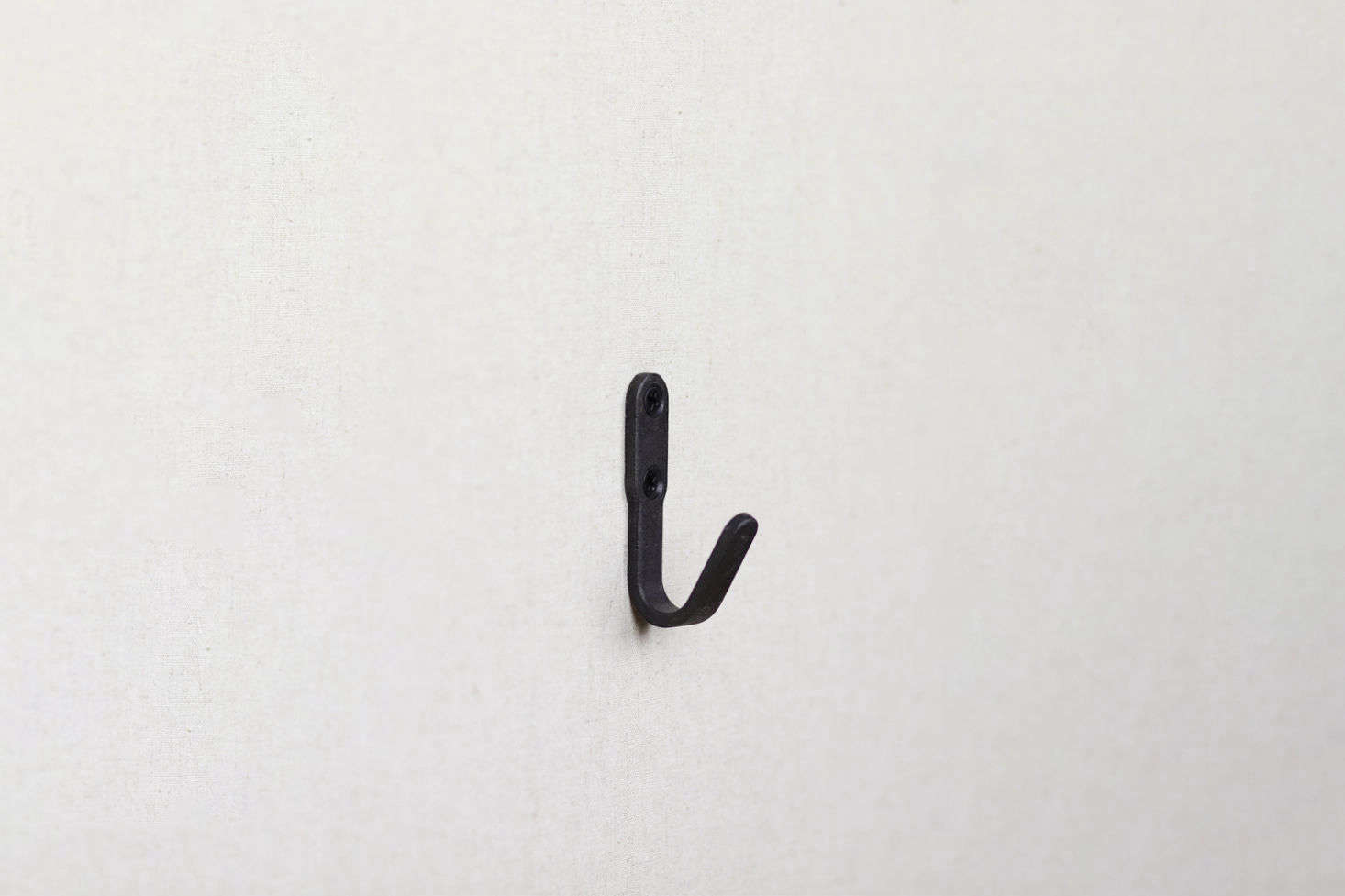 From Counter Space in Los Angeles, the CS Wall Hook in black is $3
