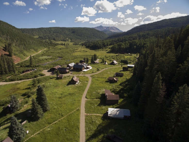 a view of the town and dunton hot springs layout. 24