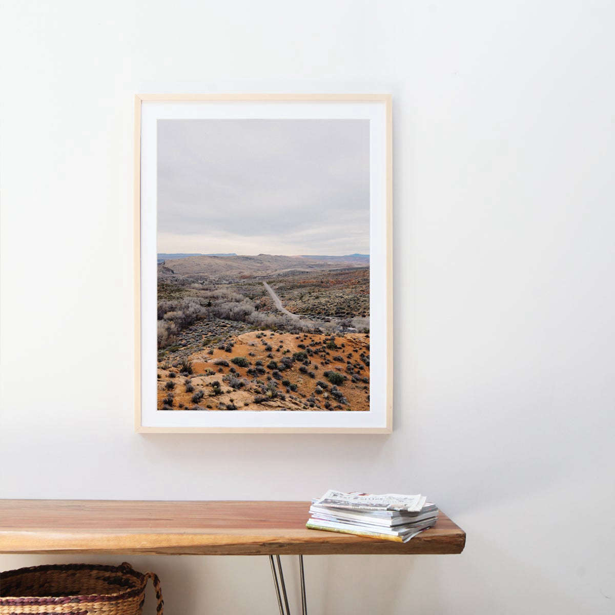 gallery frames in maple (shown), walnut, black, and white start at \$69 each fr 17