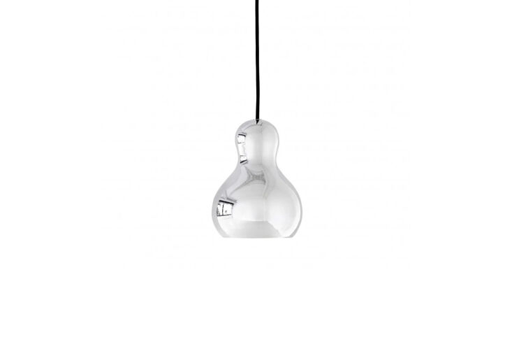 the calabash pendant silver by cecile manz for fritz hansen is \$539 at lumens. 17