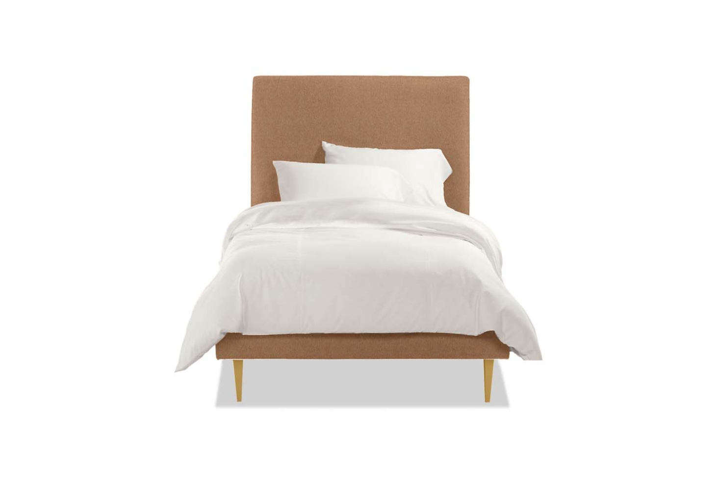 The upholstered Twin Ella Bed comes in a range of colored fabrics for $data-src=