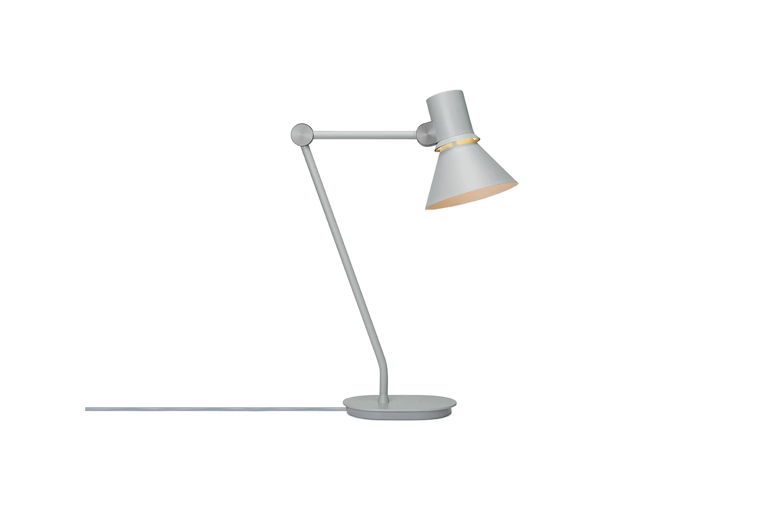 the anglepoise type 80 table lamp, shown in grey mist, is \$350 at horne. 26