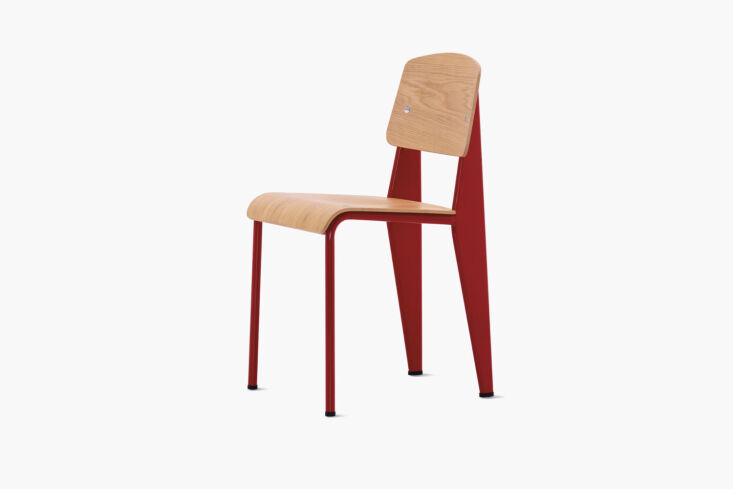 the prouvé standard chair in red is \$\1,460 at design within reach. 23