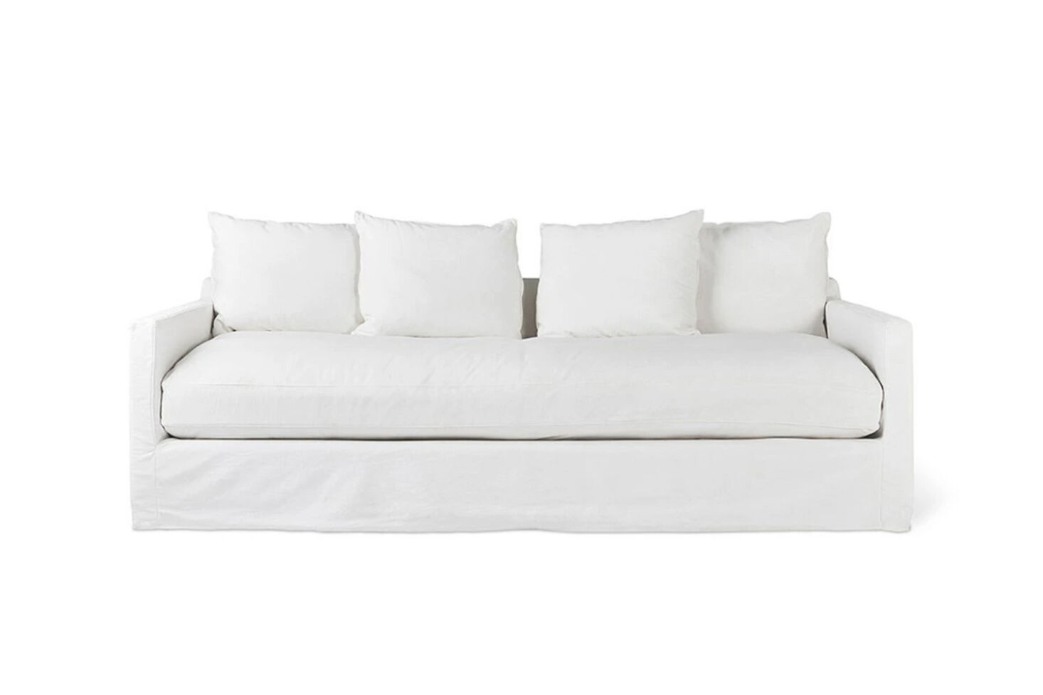10 Easy Pieces LinenSlipcovered Sofas Remodelista