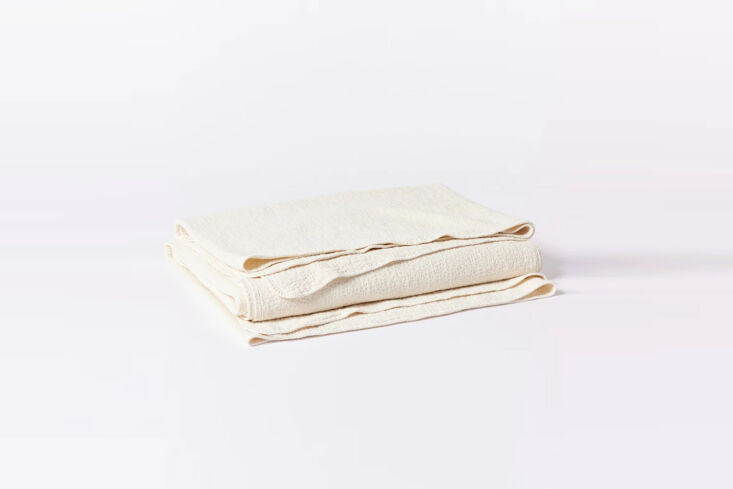 the classic coyuchi cascade organic matelasse blanket, shown in undyed, is norm 21