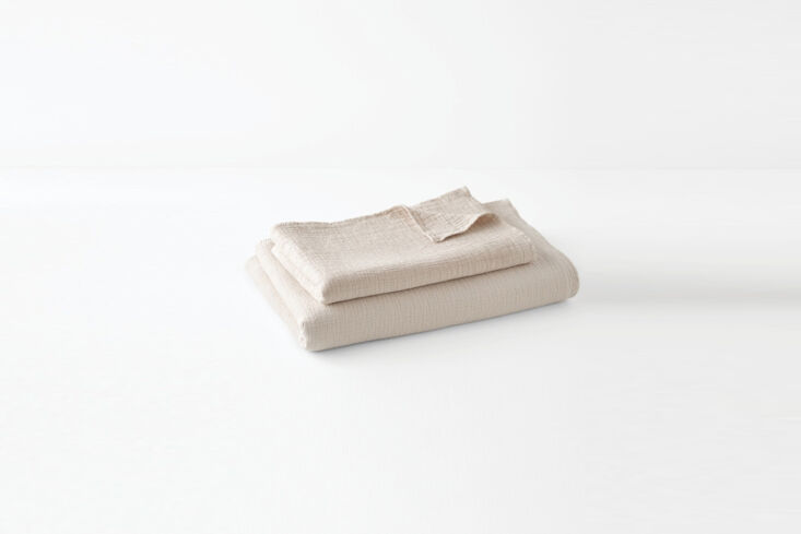 from garnet hill, the isa stonewashed organic cotton blanket starts at \$99. 25