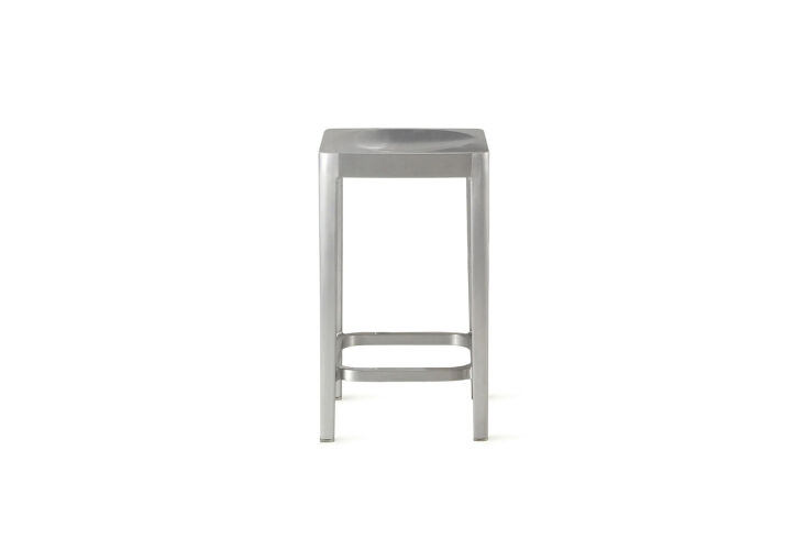 the emeco stool, available in polished or brushed steel, is designed philippe s 19