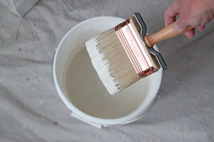 Photograph by Justine Hand for Remodelista, from DIY Project: Limewashed Walls for Modern Times.