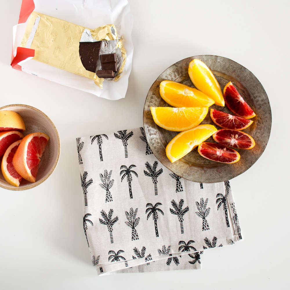 amelie mancini set of 2 palm tree napkins remodelista 17