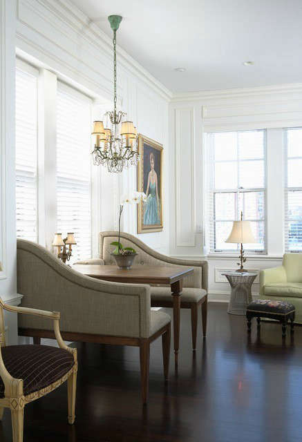 old world apartment breakfast nook \2\1\1; this cozy breakfast nook is a 15