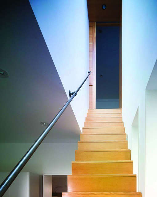 a minimalist stair for the traditional harlem townhouse: click here for more in 71