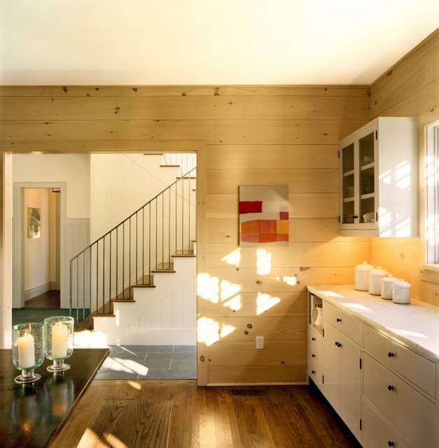 weekend house, kitchen, norfolk, ct: new construction for a weekend house in co 13