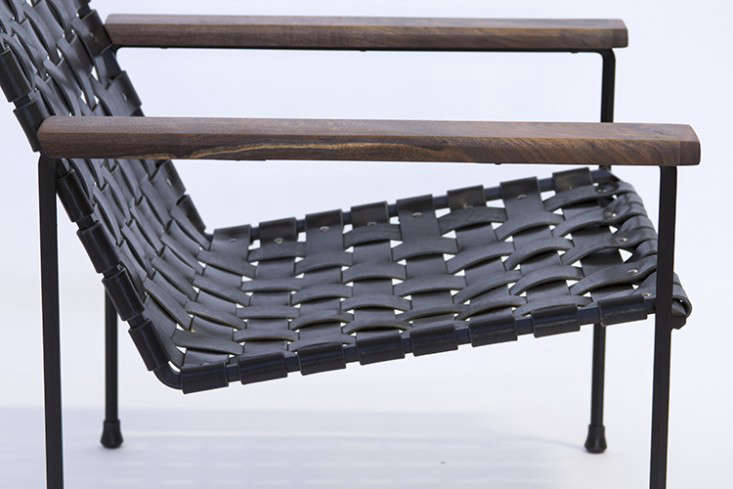 Woven Leather Chairs with a West Coast Edge portrait 7