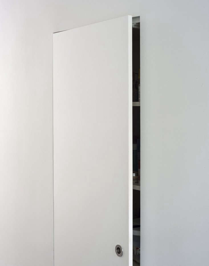 in a favorite fernlund and logan project, a flush pull is a space saver. photog 19