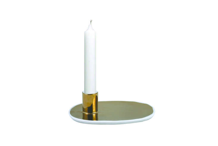 HighLow Modern Metallic Candleholder portrait 5