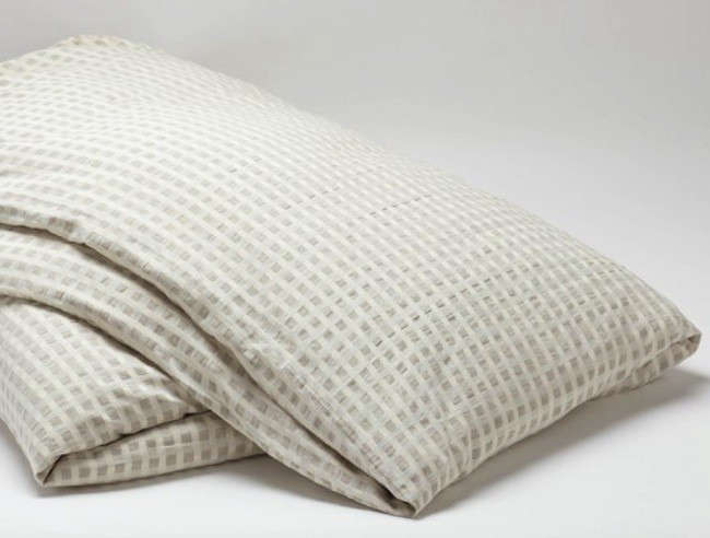 Cotton Linen Birch Duvet Cover