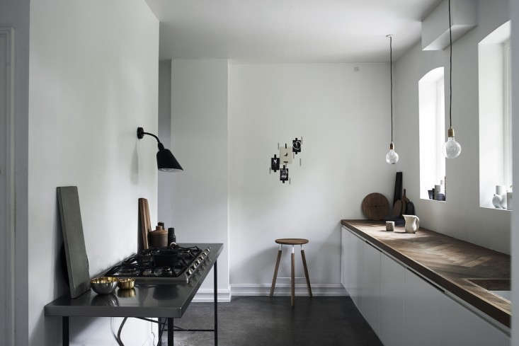 in his own kitchen, jonas bjerre poulsen, a partner in the copenhagen firm norm 27