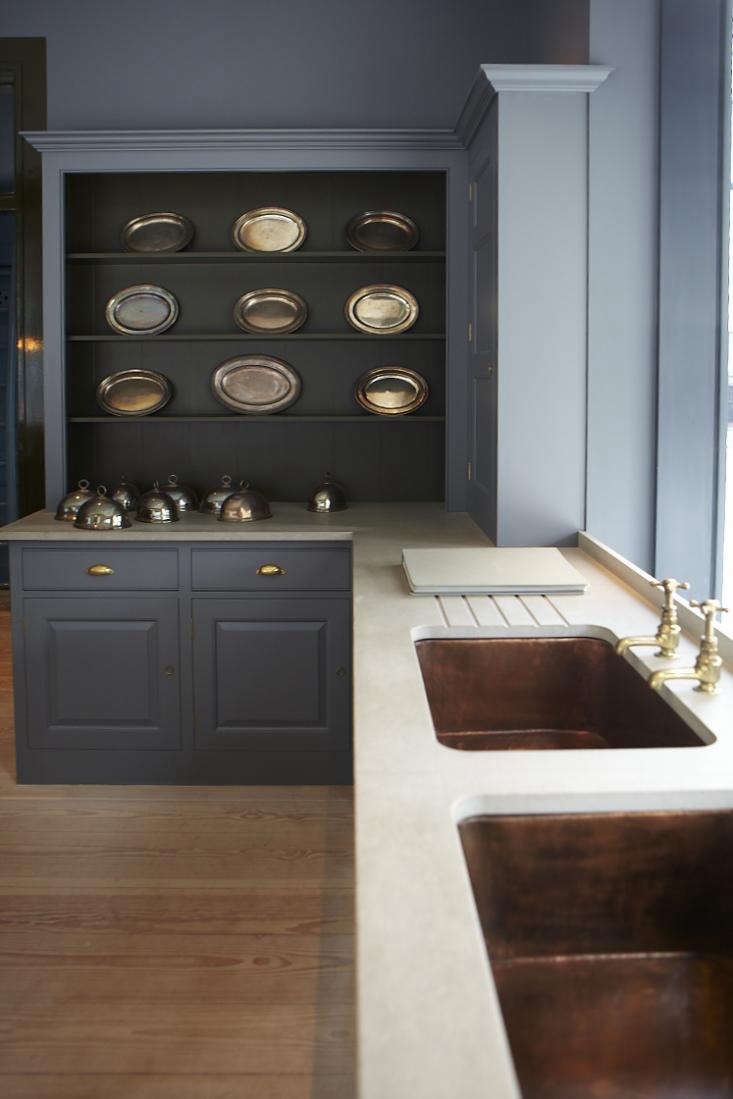 one alternative: not a double bowl sink per se, but two sinks, separated. see&# 23