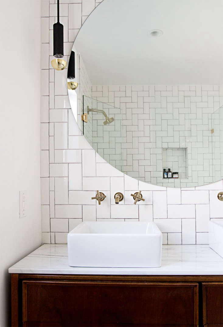 Rehab Diary A Spare Bedroom Turned Glam Master Bath portrait 4