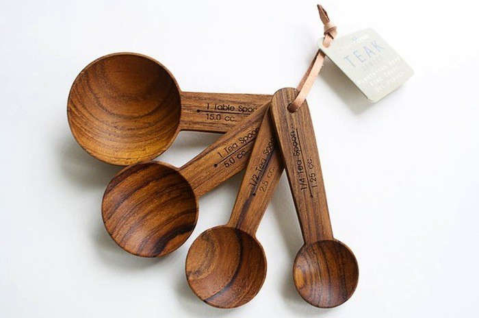 5 Favorites Wooden Measuring Spoons portrait 4