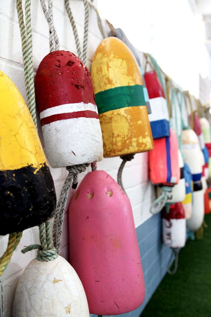 colorful buoys add a cheerful note. 20