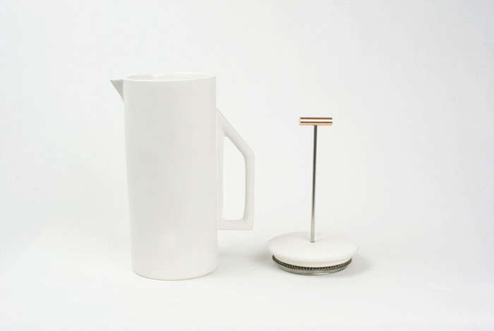 Beautiful Brew The Ceramic French Press from Yield Design portrait 5