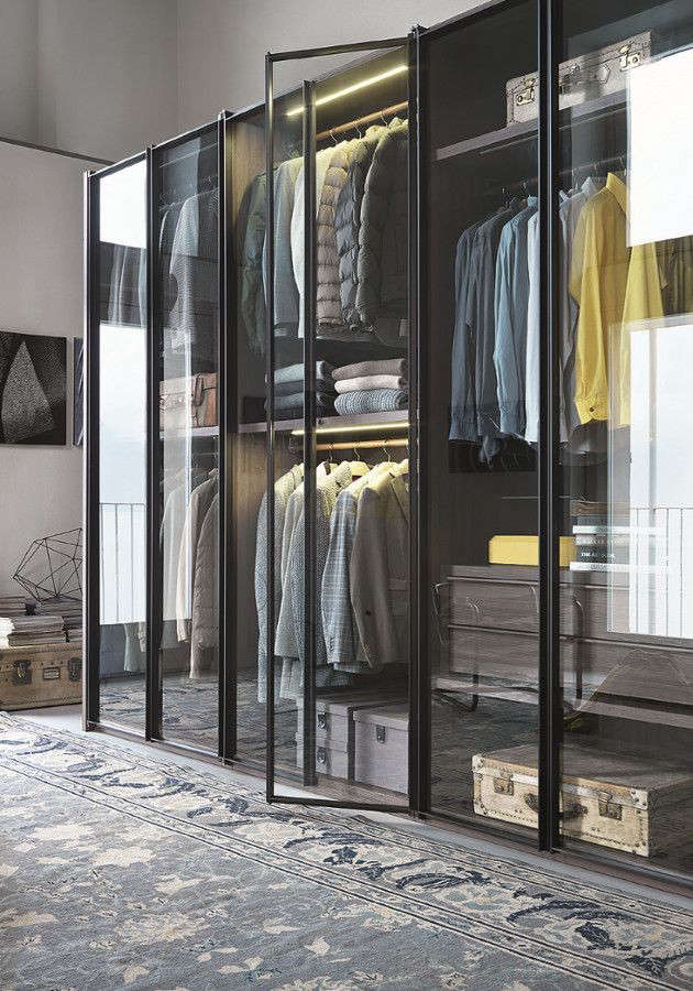 The New Transparency: 7 Glass-Fronted Closets and Wardrobes - Remodelista