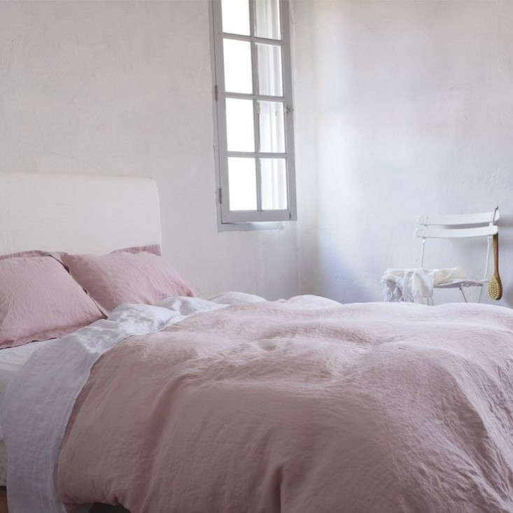 linen works pink sheet