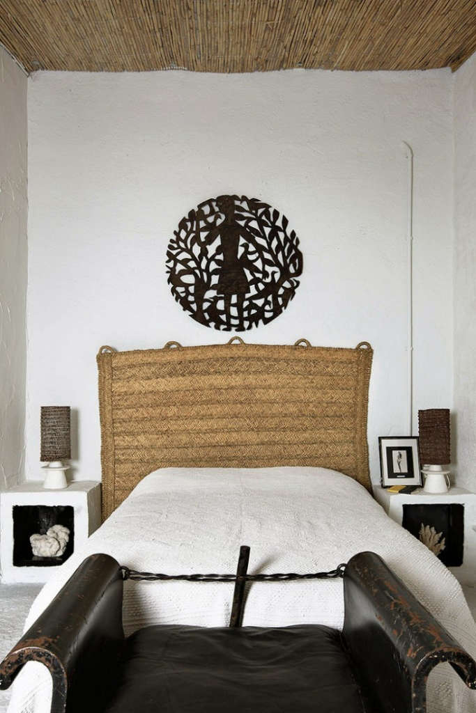 Design Idea to Steal: A DIY Headboard from a Natural-Fiber Rug ...