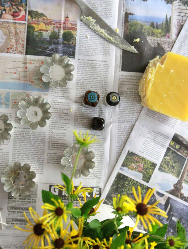 insect repellent tea lights supplies overhead erin boyle gardenista