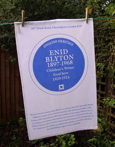 enid blyton tea towel