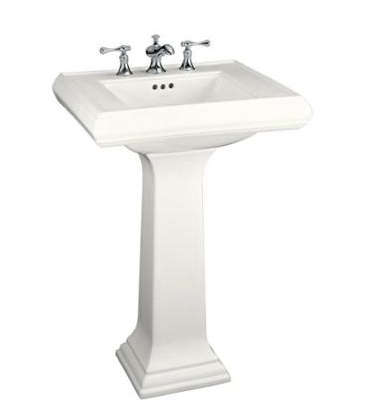kohler memoirs pedestal sink