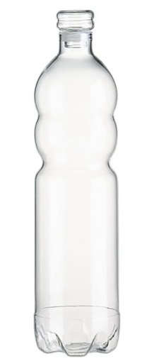 large glass beverage bottle