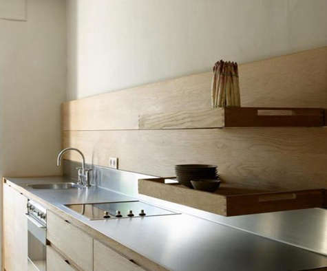 Kitchen Trays as Shelving portrait 4