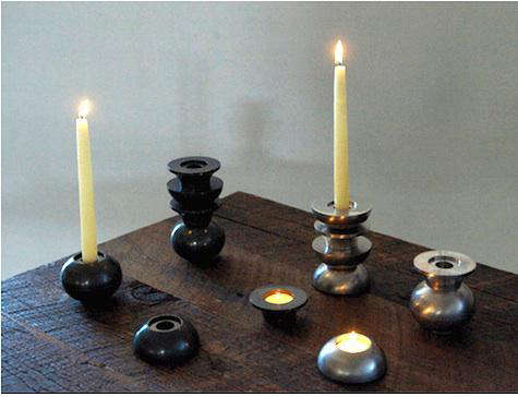 totem candle holders 2