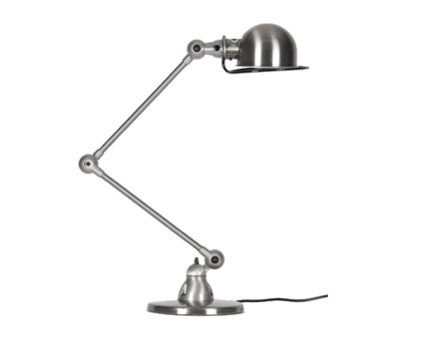 640 desk lamp brushed steel