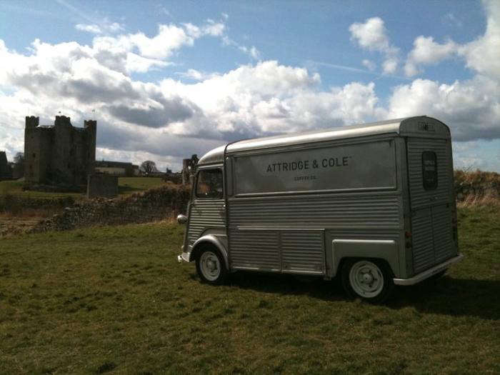 700 attridge and cole coffee truck outside