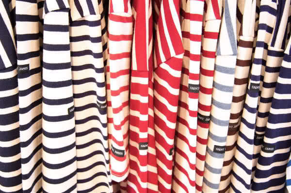 saint james striped shirt hangers