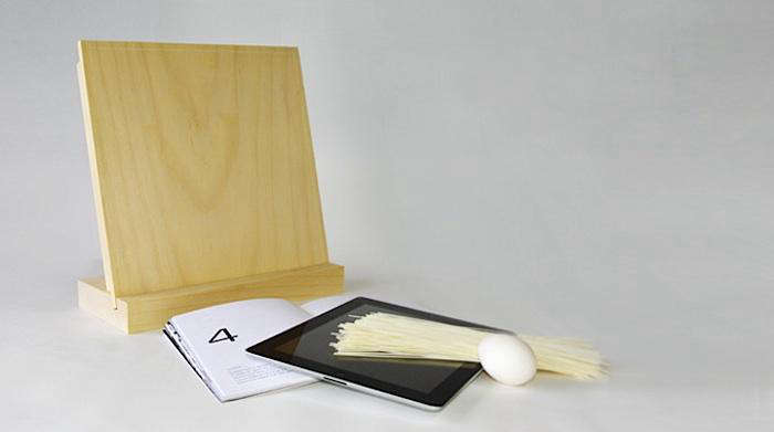 700 andrea ponti design bosco cutting board ipad stand