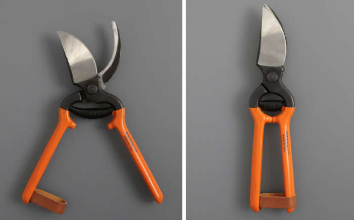 700 secateurs orange handle